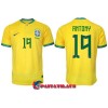 Virallinen Fanipaita Brasilia Antony 19 Kotipelipaita MM-Kisat 2022 - Miesten